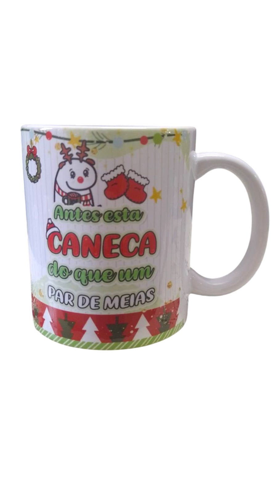 CANECA NATAL PORCELANA